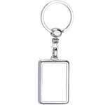 Two-Sided Die Cast Metal Domed Keytag -  