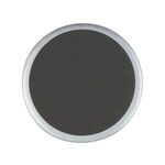 Two-Tone Coaster - Black With Silver