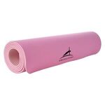 Two-Tone Double Layer Yoga Mat - Pink Light Pink