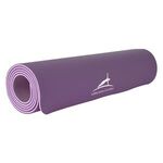 Two-Tone Double Layer Yoga Mat - Purple Light Purple