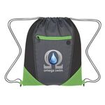 Two-Tone Drawstring Sports Pack -  