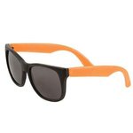 Two Tone Matte Sunglasses - Orange