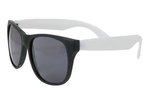 Two Tone Matte Sunglasses - White