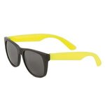 Two Tone Matte Sunglasses - Yellow