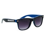 Two Tone Miami Sunglasses - Black-blue