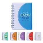 Two Tone Spiral Notebook - Translucent White