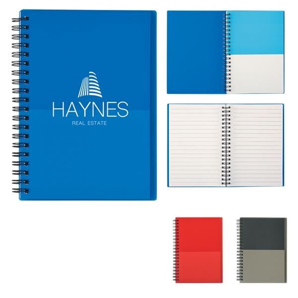 Main Product Image for Advertising Two-Tone Spiral Notebook
