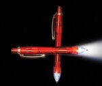 Ultimate Lighted LED Glow Pen - Red
