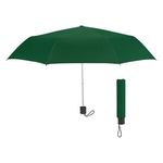 Umbrella - 42" Arc Budget Telescopic Umbrella - Forest Green