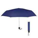 Umbrella - 42" Arc Budget Telescopic Umbrella - Navy Blue
