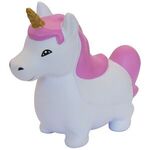 Unicorn Squeezies® Stress Reliever - White-pink