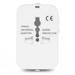 Universal International Travel Adapter - White