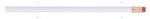 Universal (TM) Hot Stamped Pencil - White