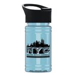 UpCycle - Mini 16 oz. rPet Sports Bottle With Pop-Up Sip Lid - Glacier Blue