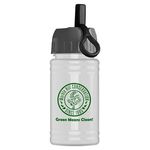 UpCycle - Mini 16 oz. rPet Sports Bottle with Ring Straw Lid -  
