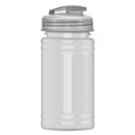 UpCycle - Mini 16 oz. RPet Sports Bottle with USA Flip Lid - Eco White