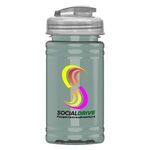 UpCycle - Mini 16 oz. rPet Sports Bottle with USA Flip Lid - Glacier Blue