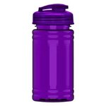 UpCycle - Mini 16 oz. RPet Sports Bottle with USA Flip Lid - Transparent Violet