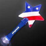 Buy US Flag Star Light Up Wand