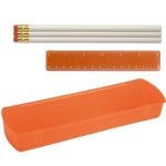 USA Back School Kit - Blank Contents - Translucent Orange