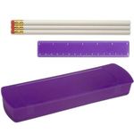 USA Back School Kit - Blank Contents - Translucent Purple