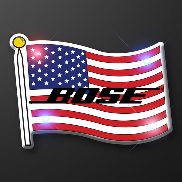 Main Product Image for USA Flag Flashing Pin