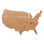 Buy Usa Shape Bamboo Cutting Board