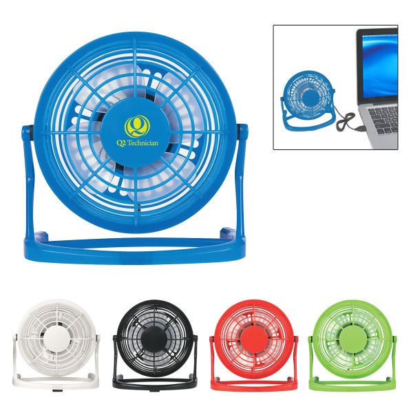 Main Product Image for Custom Printed Usb Plug-In Fan