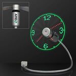 Buy USB Powered LED Light Clock Desk Fan