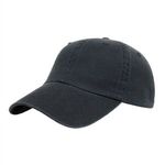 Value Washed Chino Twill Cap - Black