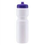 Velocity - 28 oz. Sports Bottle - White-translucent Blue