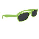 Velvet Touch Malibu Sunglasses - Lime Green