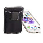 Venezia(TM) Leather Smartphone Pocket - Black