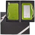 Venezia (TM) Luggage Tag Set - Lime Green