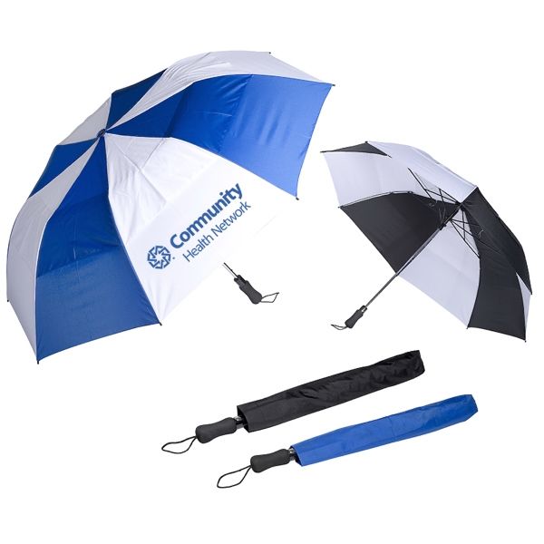 Main Product Image for Custom Golf Umbrella Vented Auto Open - 58in