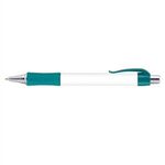 Vision Grip Pen (Digital Full Color Wrap) - Teal Blue/white