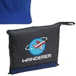 Wanderer Travel Blanket - Medium Blue