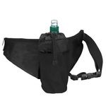 Water Bottle Fanny Pack - Black