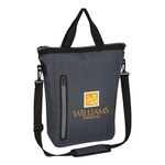 Water-Resistant Sleek Bag - Slate Gray