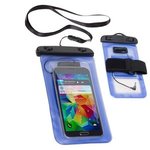 Waterproof Smart Phone Case with 3.5mm Audio Jack - Medium Blue