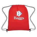 Wave Design Non-Woven Drawstring Bag -  