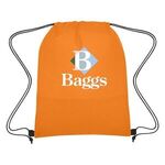 Wave Design Non-Woven Drawstring Bag -  