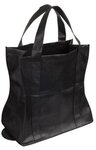 Wave Rider Folding Tote Bag - Black