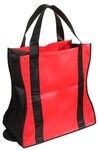 Wave Rider Folding Tote Bag - Red