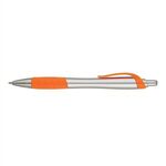 Wave® - Silver Ballpoint Pen - Orange