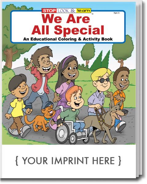 Main Product Image for USA Made We Are All Special Coloring And Activity Book
