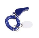 Whistle Coil Keychain -  