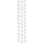 White Beaded Necklace - White