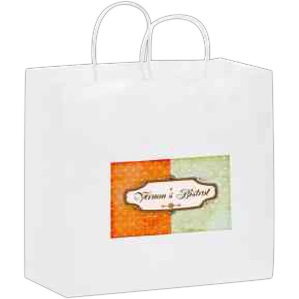 Main Product Image for White Kraft Carry-Out Bags