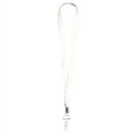 White Lanyard with Full Color Imprint -  